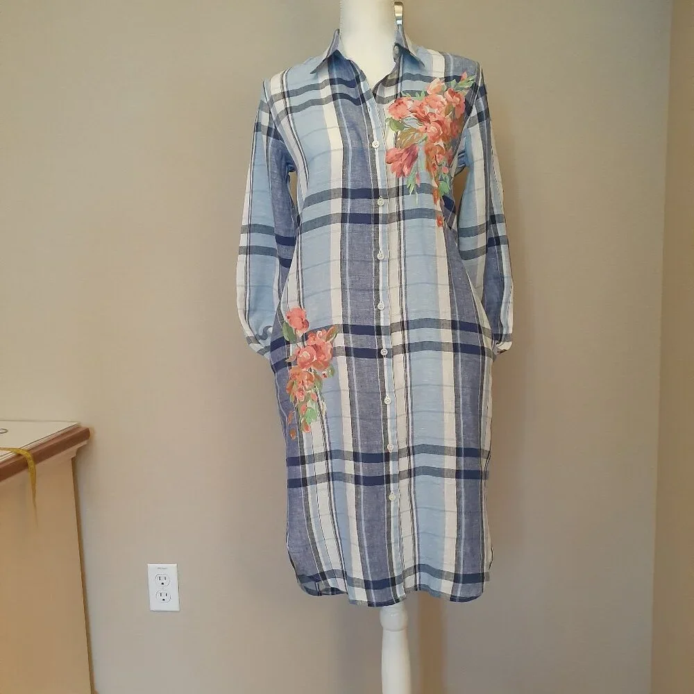 Lauren Ralph Lauren Linen Shirt Dress NWT